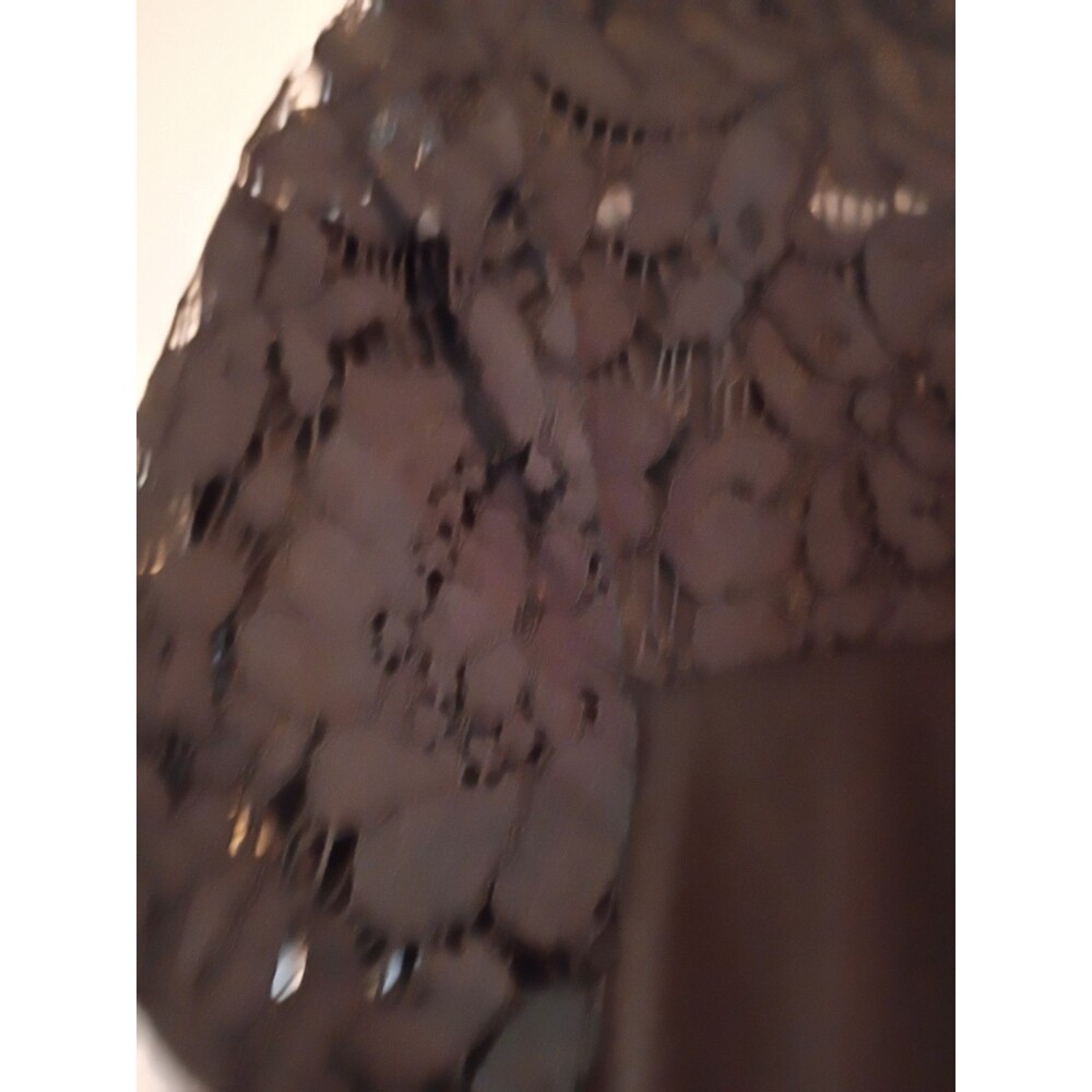 Perceptions Petite Black Lace Dress - Picture 4 of 7